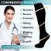 ACTINPUT Compression Socks 8 Pairs 15-20mmHg for Women & Men - Nurse Medical Running Support - Black Large/X-Large - Buy Online on SooperMarket.com