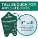 Premium Ski Shoe Puller | Ultimate Boot Horn for Skiing & Snowboarding | Alleviates Foot Pain & Eases Boot Insertion for All Ski Boots - Buy Online on SooperMarket.com