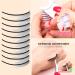 Reusable Self Adhesive Eyelashes Set - 2 Pcs with 10 Waterproof Strips | Easy to Apply False Eyelashes for Natural Look - Buy Online on SooperMarket.com