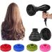Hair Blower Diffuser Hairdryer Cover Styling Foldable Folding Collapsible Silicone Hairdressing Tool Attachment for Natural Wavy Fine Thick Hair for Home Barbershop Hairdressing Salon(Pink) - Buy Online on SooperMarket.com
