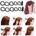 25 PCs Hair Styling Accessories Kit - Braided Clips & Foam Pads for DIY Hairstyles | Hair Tool Set for Girls - Buy Online on SooperMarket.com