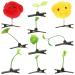 KALLORY 10pcs Bean Sprout Hair Clips - Cute Green Pea Barrettes for Girls - Buy Online on SooperMarket.com