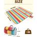 JEAOUIA Waterproof Foldable Picnic Blanket - Large 79x79 inch, 3-Layer Material, Sandproof & Portable - Ideal for Camping, Beach, Park, Travel - Fits 3-6 Adults - Buy Online on SooperMarket.com