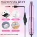 MelodyBetty Electric Nail Drill - Professional Acrylic Nail Machine for Gel & Acrylic Nails | Portable USB Nail File Efile Set with Iridescent Bits - Buy Online on SooperMarket.com