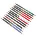 FOYTOKI 12pcs Lip Liner Eyeliner Lip Pencil Eyebrow Brush Angled Waterproof Lip Liner Pencil Wooden