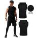 Babioboa Men's Sleeveless Workout Hooded Tank Top - Black, Medium - Buy Online on SooperMarket.com