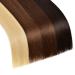 Double Weft Remy Human Hair Clip In Extensions 12 Inch #1B Natural Black - 70g 7pcs Silky Straight - Pack of 7 - Shop Now! - Buy Online on SooperMarket.com