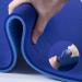JELS Extra Thick Yoga Mat, 2/5 inch, Ergonomic 3D Non Slip Design, SGS Certified TPE Material, Yoga Mat for Men Women with Carrying Strap,Exercises Mat for Yoga, Pilates and Floor Workout(72"x26") 10MM-blue