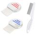 Seababoo 3PCs metal lice comb nissen comb with extra narrow tines effective treatment human flea comb extra fine nissen ridge removed securely lice lice comb is suitable for all hair types
