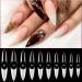 AORAEM Stiletto Nail Tips - 1000Pcs Acrylic False Nails Set with Bag (Short Clear+Natural) - Buy Online on SooperMarket.com
