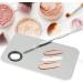 Sanwood Stainless Steel Make-Up Palette | Large Square Nail Art Mixing Plate for Foundation | Multi-Functional Cosmetic Artist Tool - Buy Online on SooperMarket.com