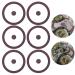 Jucoci Objective Point Markers 6PCS Set Objective Marker Compatible with WH40k Wargame (Miniature Not Included), Red