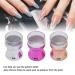Nail Art Stamping Plate Set - Clear Silicone Stamper & Stencils for Perfect Nail Designs | 3D Nail Art Supplies - Buy Online on SooperMarket.com