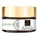 Good Vibes Coconut Brightening Face Cream | Skin Moisturizing Hydrating Lightweight Formula For All Skin Types | No Parabens & Sulphates (100 g/3.53 Oz)