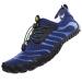 Water shoes bathroom shoes women men beach shoes fast drying drainail holes beach swimming shoes sea shoe surf shoes pool shoes unisex barefoot shoes for kayaking fitness studio 36-46eu 43 EU blue