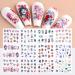 Day of The Dead Skull Nail Stickers - Water Transfer Decals for Halloween Nail Art - 12PCS Style C - Buy Online on SooperMarket.com