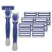 DreamGenius 6-Blade Women's Razors with 2 Handles and 19 Refills - Value Shaver Pack for Non-Slip Travel Carry - Buy Online on SooperMarket.com
