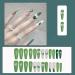 YEEFAIRY Silicone Practice Hand for Acrylic Nails | 528pcs Nail Tips | Soft Realistic Mannequin Hand for Nail Art Practice | Flexible Bendable Fake Hand for Tattoo & Jewelry Display (Bronze, Left) - Buy Online on SooperMarket.com