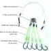 Deep Drop Fishing Rig with 5 Demon Circle 6/0 Hooks and Glow Sleeve - Snapper Rig - Buy Online on SooperMarket.com