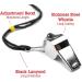 Crown Sporting Goods Stainless Steel Whistle with Lanyard - Ideal for Coaches, Referees, and Officials - Buy Online on SooperMarket.com