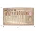 Expressions 12pc Flawless Makeup Brush Set - Vanilla Rose Gold | Premium Glitter Cosmetic Brushes for Contouring & Highlighting - Buy Online on SooperMarket.com