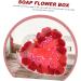 FOMIYES 4pcs Valentine's Day present rose flower soap bath soap rose asmr floral scented bath soap immortal wedding decor Party Artificial soap flower plastic flower arrangement delicate 17.5x17cmx4pcs As Shownx4pcs - Buy Online on SooperMarket.com