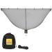 Wise Owl Outfitters Hammock Bug Net - The SnugNet Mosquito Net for Hammocks - Premium Quality, Waterproof, Mesh Hammock Netting w/Double-Sided Zipper - Essential Camping Gear Black