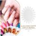 minkissy 1 Nail Gel Polish Nail Polish Display Wheel Nail Art Display Wheel Nail Gel Color Card Nail Art Display Board Nail Polish Rack Nail Art Tips Ribbon Sun Flower Manicure - Buy Online on SooperMarket.com