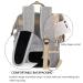 Double Layer Breast Pump Backpack with Cooler & Moistureproof Bag - Grey, USB Charging Port - Ideal for Outdoor Working Moms - Buy Online on SooperMarket.com