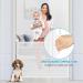 HEELALBABY Retractable Baby Gate for Stair 65" Extra Wide Outdoor Mesh Safety Gate for Dogs or Pets Fabric Indoor Puppy Gates for Doorways - Buy Online on SooperMarket.com