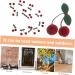 HOMSFOU 3pcs Bayberry Ball String Ornament Banner Garland Christmas Strawberry Room Decor Artificial Fruit Garland Christmas Mantle Fireplace Birthday Party Supplies Cherry Cotton Thread - Buy Online on SooperMarket.com