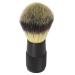 GFRGFH Beard Brush Foaming Beard Brush Black Alloy Handle Soft Bristles Synthetic Foaming Beard Brush