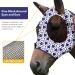 Harrison Howard Super Comfort Stretchy Fly Mask | Large Eye Space | UV Protection & Breathability | Magic Prism Kaleidoscope Color - Buy Online on SooperMarket.com