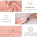 Domxies Microfiber Hair Towel Wrap - Ultra Absorbent Fast Drying Hair Towel for Long, Curly, Thick, Frizzy Hair - Grey+Mint Green - Buy Online on SooperMarket.com