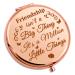 Friendship Gift For Women Best Friend Birthday Gift For Girl Travel Compact Mirror Sister Gift For Friend Big Sister Bestie Long Distance Friendship Gift Pocket Makeup Mirror Wedding Graduation Gift