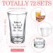 Zubebe 72 Pieces 'We Tied the Knot' Acrylic Shot Glasses for Wedding Guests - Bridal Party Favors (9 Styles) - Buy Online on SooperMarket.com