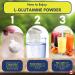 Promise L-Glutamine Powder 250g 5000mg for Gut Health Unflavored Non GMO Post and Pre Workout Amino Acids Supplement L Glutamine Digestive System Support 50 Servings - Buy Online on SooperMarket.com