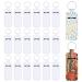 Valyria Sublimation Blanks Chapstick Holder Keychains Lipstick Holder Keychains Chapstick Holder Bulk (White-Rectangle (20 Pcs))