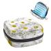 Anna Cowper Composition of Daisies Sanitary Napkin Storage Bag Feminine Menstrual Cup Pouches Nursing Pad Holder Tampon Bags Portable Period Bag for Women Teen Girls 1Pcs Multi-colored 6
