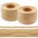 Anvin 2 Rolls Natural Raffia Paper Ribbon Matte Twine Raffia Ribbon Paper Decorative String for Festival Gift Wrapping  Crafts and DIY 1/4 Wide by 330 Feet Each Roll (Natural Color)