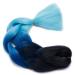 Tess Braids Extensions Blue 60 cm | 5 Pack Jumbo Kanekalon Hair Braids for Box Braids - 100g #48 Blue Ombre - Buy Online on SooperMarket.com