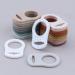 Soft Silicone Baby Pacifier Holder Clip - 5pcs Multi Colors | Free Silicone Adapter Rings - Shop Now! - Buy Online on SooperMarket.com