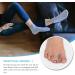Big Toe Separator & Sleeves Set for Bunions - Single Loop Spacers for Overlapping Toe Correction - Buy Online on SooperMarket.com