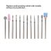 12pcs Tungsten Alloy Nail Drill Bit Set | Electric File Grinding Head with Storage Box for Professional Manicure - Buy Online on SooperMarket.com