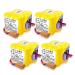 4 Pack 4400mAh BR-2/3AGCT4A 6V A98L-0031-0025 Replacement Battery Replace for FANUC CNC System Non-Rechargeable