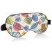 Haskirky Light Blocking Eye Mask Breathable and Adjustable Adult Men and Women Travel on Business Trips Yoga Meditation Light Smooth Comfortable Eye Mask Office Deep Sleep Goodies Cute Line Fish