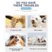 Shop Knitting COMB PET - Best Pet Grooming Tool for Dogs & Cats | Effective Hair Removal & Massage Brush (Blue) - Buy Online on SooperMarket.com