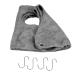 Zwzrfmzhml dog care hammock dog application for fur care pet care worker dog nail cutting harnesses dog-hammock wearers retention bag for (gray) m gray