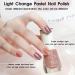 Glitter Nail Polish Pink Glitter Nail Polish Light-Changing Aurora Shimmer Nail Varnish Quick Dry & Long Lasting Nail Polish Water Based Natural Nail Polish for DIY Nail Art 23AuroraPink - Buy Online on SooperMarket.com