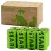 ANWA 100% Compostable Biodegradable Dog Poop Bags Extra Thick Leak Proof with EN13432 Certification and ASTM D6400 Standards Cornstarch Earth Friendly Unscented Doggy Poo Bags 8 Rolls/120 Pooh Bags 120 count (Pack of 1)